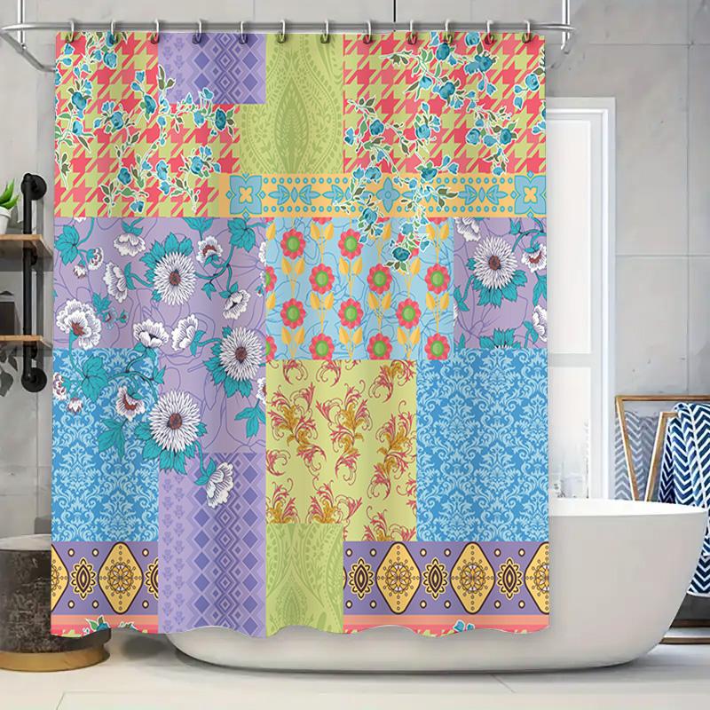 Polyester Shower Curtain Flowers Plaid Waterproof Bathroom Decorations Home Decoration Solid Color Bath Rug Mat Shampoo Bottle H W60H190(CM)-1 Pcs
Polyester Shower Curtain Flowers Plaid Waterproof Bathroom Decorations Home Decoration Solid Color Bath Rug Mat Shampoo Bottle H W60H190(CM)-1 Pcs