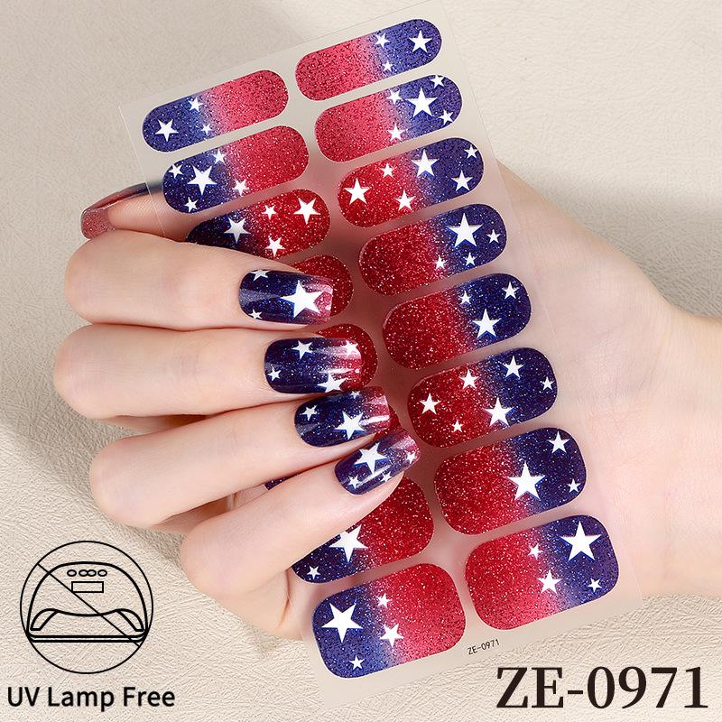 American Stars & Stripes Glitter Nail Stickers - Waterproof Independence Day Nail Art
American Stars & Stripes Glitter Nail Stickers - Waterproof Independence Day Nail Art