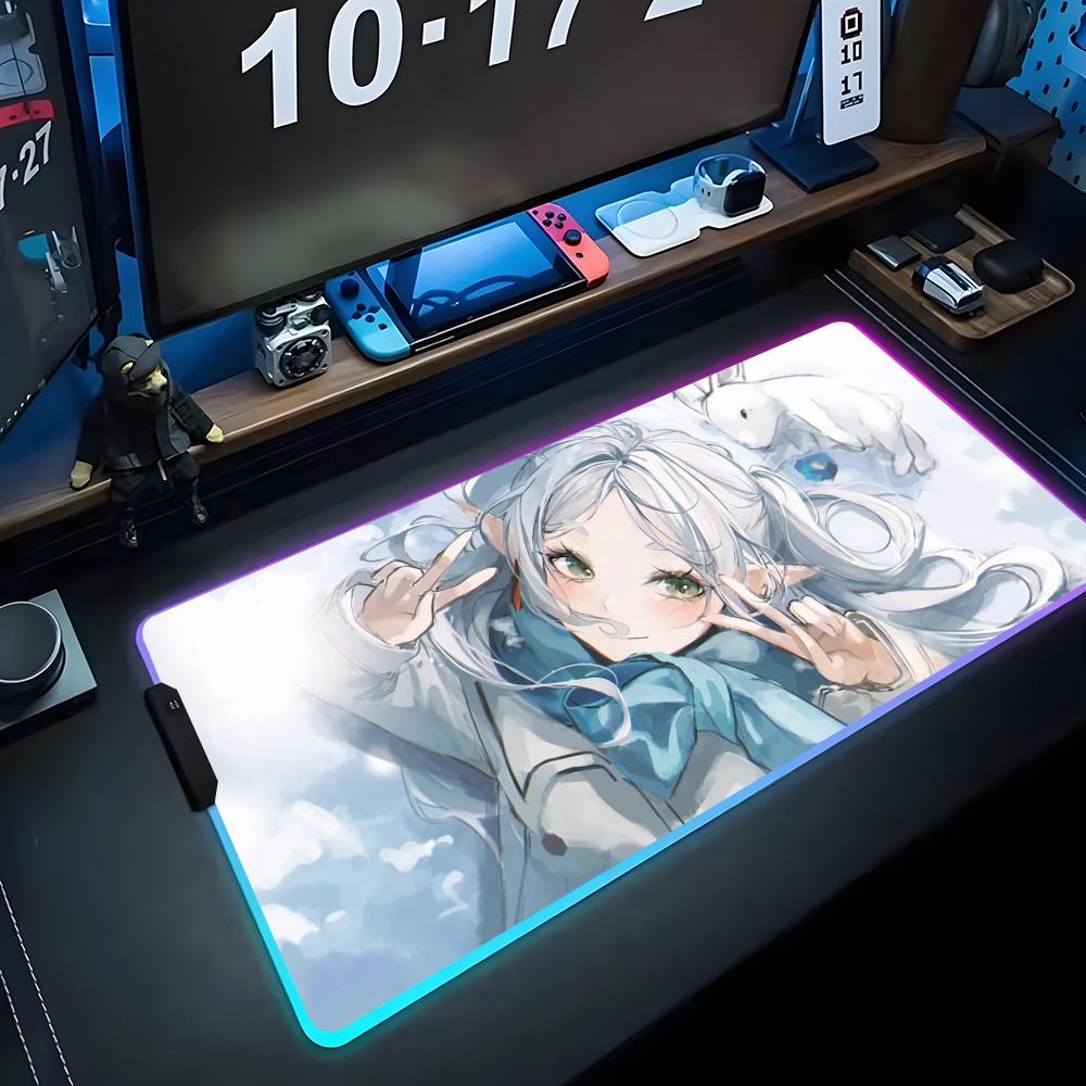 Frieren Mouse Pad RGB Gaming Mousepad Big LED Pad PC Desk Mat Luminous Mouse Pad Large Keyboard Mats Table Rug With Backlit RGB600x300x3mm
Frieren Mouse Pad RGB Gaming Mousepad Big LED Pad PC Desk Mat Luminous Mouse Pad Large Keyboard Mats Table Rug With Backlit RGB600x300x3mm