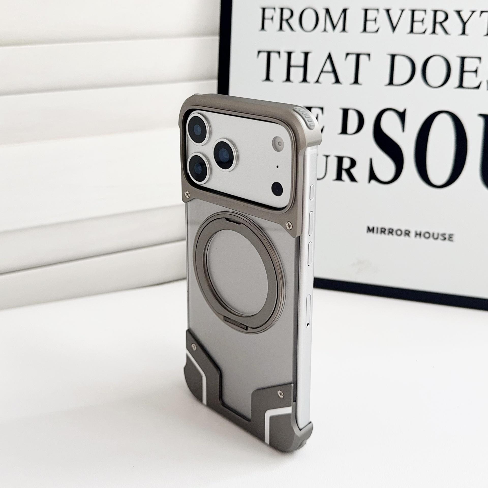 Original Color Metal Magnetic Rotating Bracket Case for Apple 17 Pro Max - Drop-Proof & Borderless Design iPhone 14 Pro Max
Original Color Metal Magnetic Rotating Bracket Case for Apple 17 Pro Max - Drop-Proof & Borderless Design iPhone 14 Pro Max