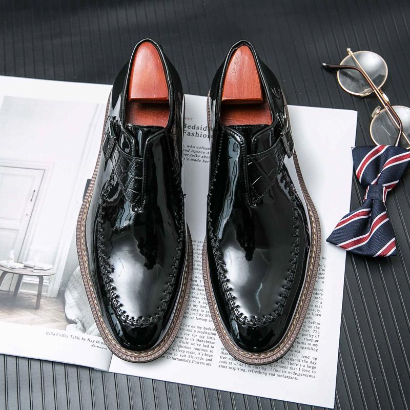 Fashion Leather Block Shoes Men Winter Men’s Dress Shoes High Quality British Business Formal Wedding Office Shoes Men 48 чорний
Fashion Leather Block Shoes Men Winter Men’s Dress Shoes High Quality British Business Formal Wedding Office Shoes Men 48 чорний