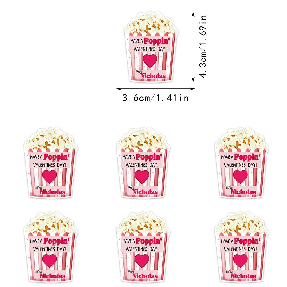 Customized Valentine s Day Popcorn Stickers, Personalized Names, Valentine s Day Decorative Labels, Festival Packaging Stickers 20pcs
Customized Valentine s Day Popcorn Stickers, Personalized Names, Valentine s Day Decorative Labels, Festival Packaging Stickers 20pcs