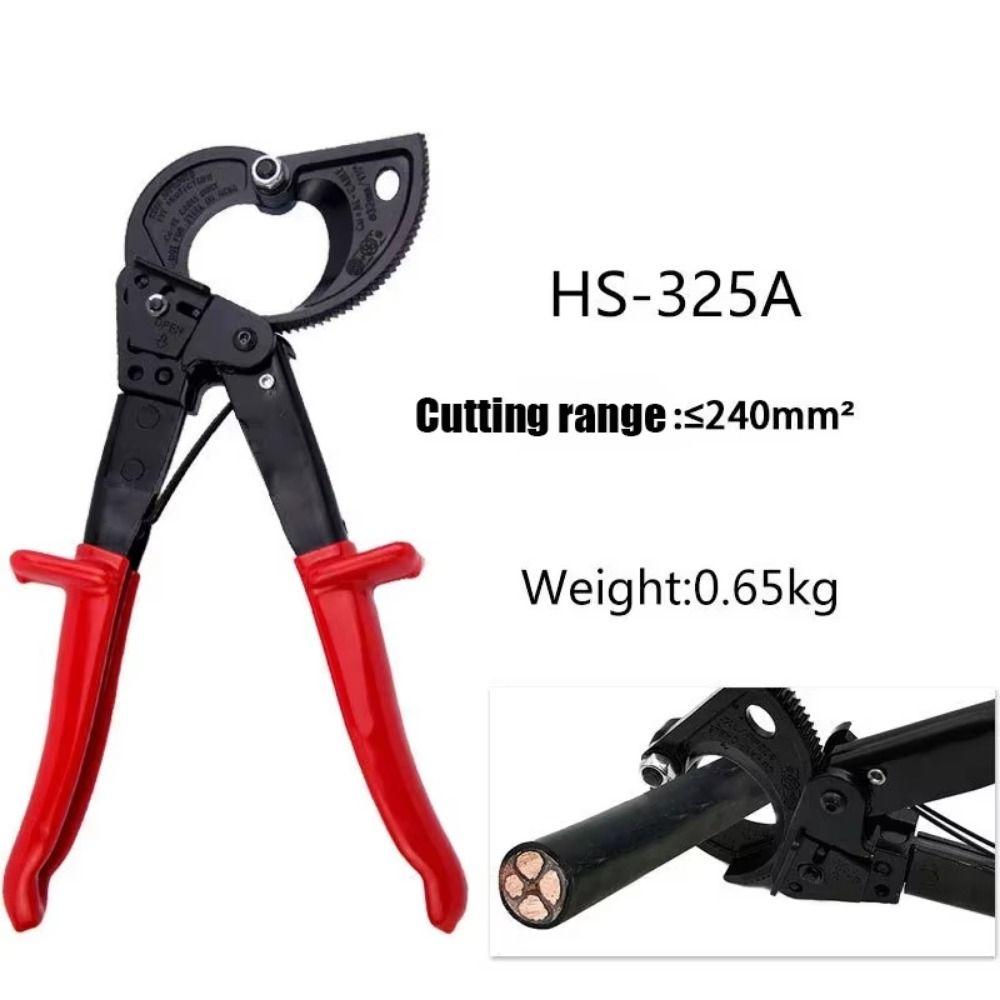 Labor-saving Ratchet Cable Cutter Heavy Duty Cable Cutter Wire Breaker Pliers Hand Tool HS-325A
Labor-saving Ratchet Cable Cutter Heavy Duty Cable Cutter Wire Breaker Pliers Hand Tool HS-325A