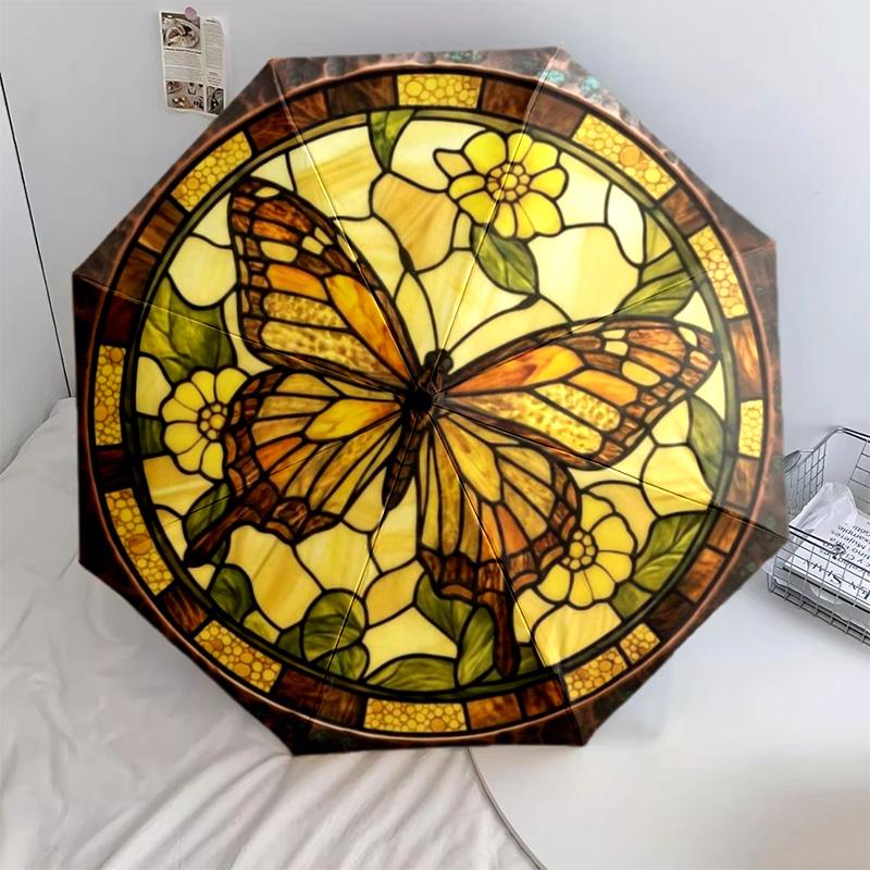 1 PC Butterfly Automatic Folding Umbrella - Cartoon Pattern, Portable & Foldable Design with 11 Ribs, Christmas Birthday Gifts
1 PC Butterfly Automatic Folding Umbrella - Cartoon Pattern, Portable & Foldable Design with 11 Ribs, Christmas Birthday Gifts