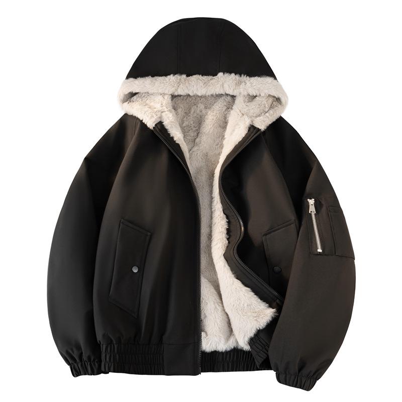 Men s American Retro Plush Collar Cotton Hooded Jacket - Zuo Shan Diao Winter Parka 2XL
Men s American Retro Plush Collar Cotton Hooded Jacket - Zuo Shan Diao Winter Parka 2XL