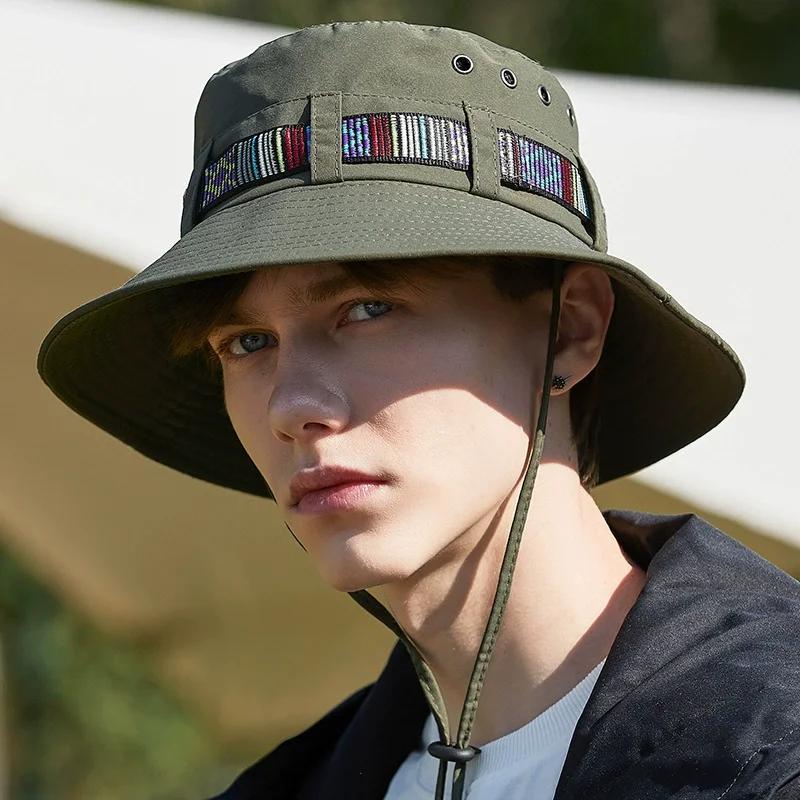 Outdoor Climbing Hats for Man Japanese Adjustable Western Cowsboy Fisherman Caps Women Wide Brim Travel Beach UV Protection Hats One Size зелёный
Outdoor Climbing Hats for Man Japanese Adjustable Western Cowsboy Fisherman Caps Women Wide Brim Travel Beach UV Protection Hats One Size зелёный