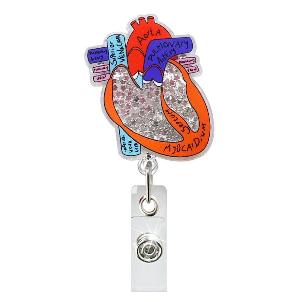 Work Accessor ID Name Card Tag Heart Acrylic Nurse Badge Clip New Retractable Badge Clip помаранчевий
Work Accessor ID Name Card Tag Heart Acrylic Nurse Badge Clip New Retractable Badge Clip помаранчевий