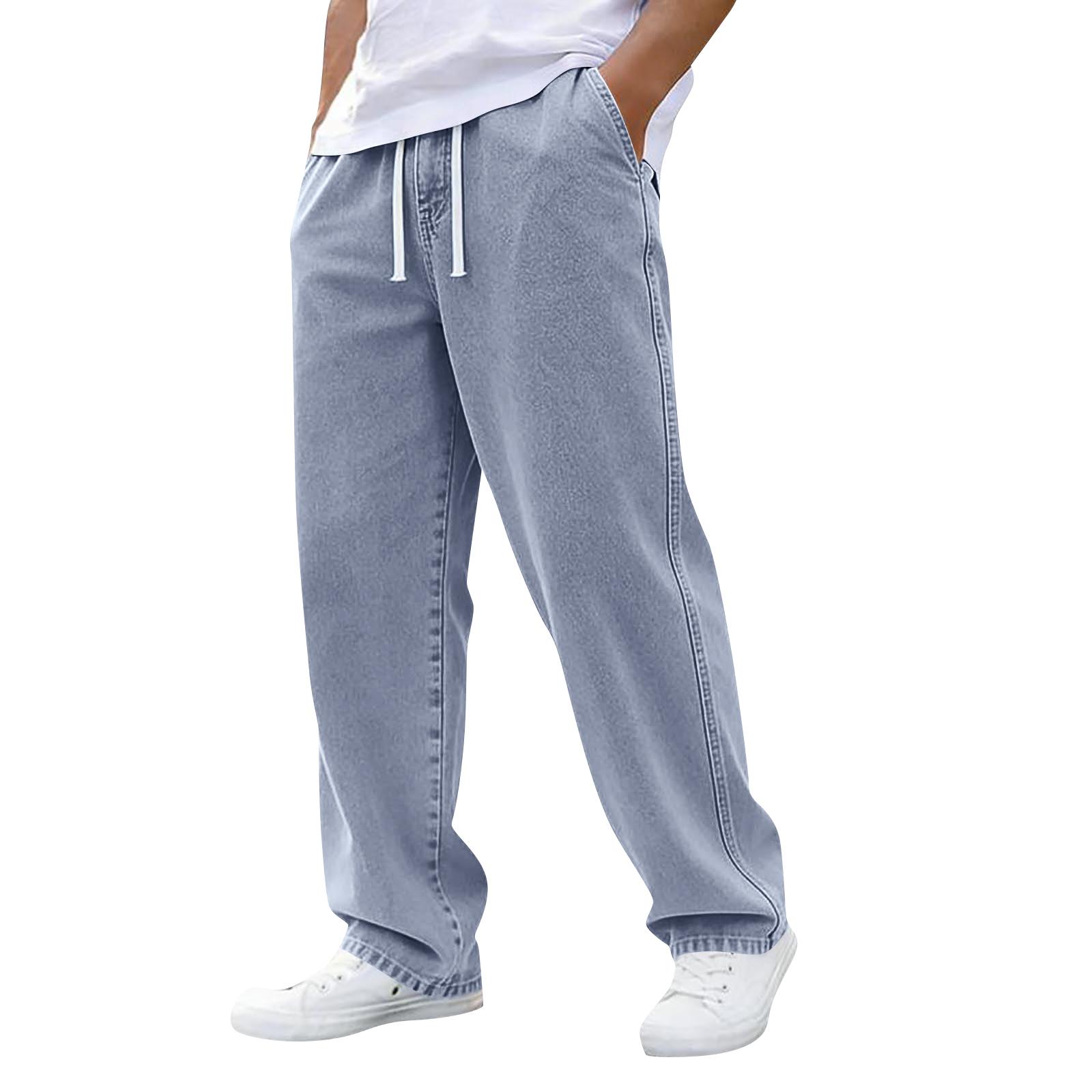 Men s Casual Denim Pants Elastic Waistband with Drawstring Relaxed Fit Straight Leg Jeans Suitable for Everyday Wear XXXXXL синий
Men s Casual Denim Pants Elastic Waistband with Drawstring Relaxed Fit Straight Leg Jeans Suitable for Everyday Wear XXXXXL синий