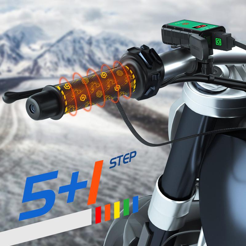 WUPP CSZH-974K1 Motorcycle Heated Grips with Memory Function Pattern Design Electric Handle Sleeve Support 6 Temperature Adjustment Type A
WUPP CSZH-974K1 Motorcycle Heated Grips with Memory Function Pattern Design Electric Handle Sleeve Support 6 Temperature Adjustment Type A