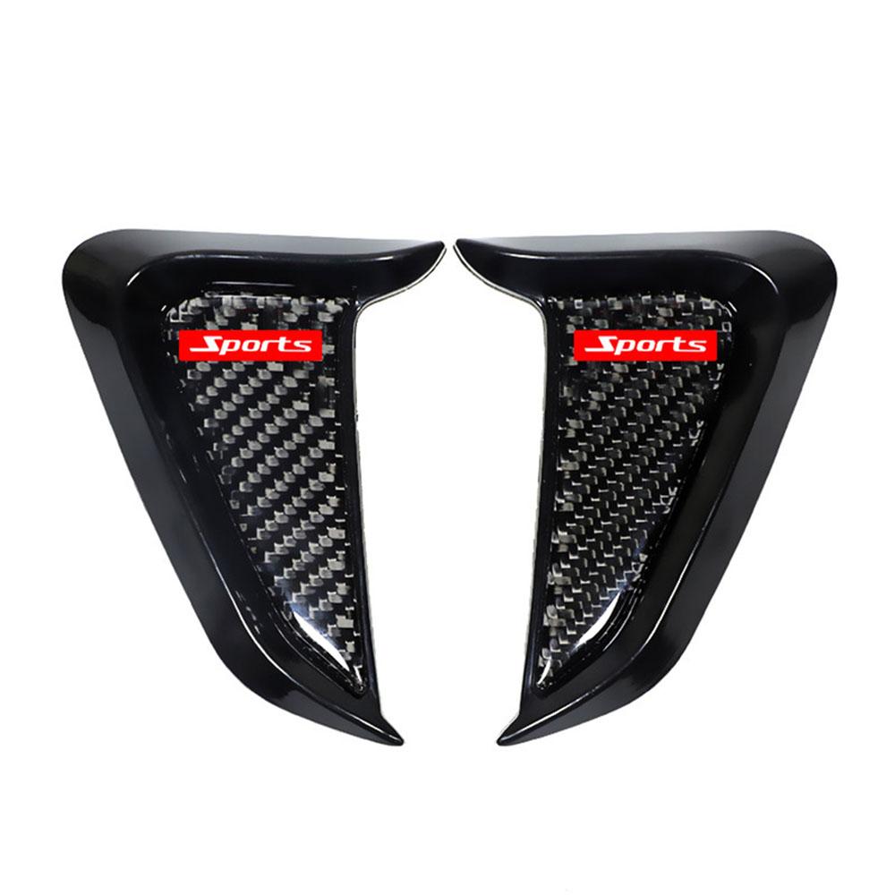 2Pcs Real Carbon Fiber+Abs Car Front Fender Side Air Vent Cover Shark Gills Trim
2Pcs Real Carbon Fiber+Abs Car Front Fender Side Air Vent Cover Shark Gills Trim