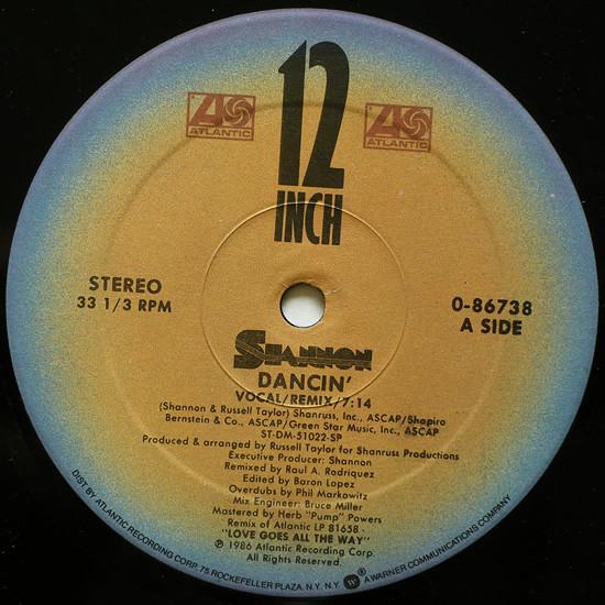 12inch Record SHANNON - Dancin 086738 Atlantic 1986 US Dance & Electronica Used
12inch Record SHANNON - Dancin 086738 Atlantic 1986 US Dance & Electronica Used