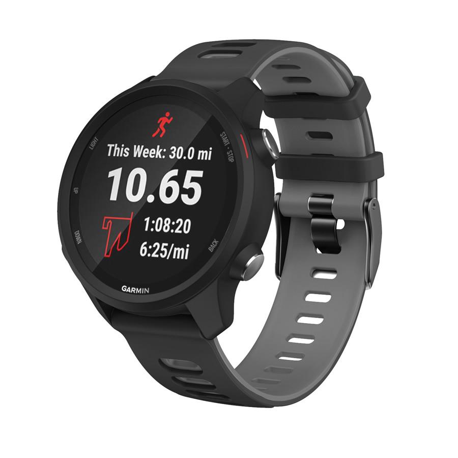 Dual Color 22mm Width Silicone Watch Band Replacement Quick Release Rubber Strap for Garmin Vivoactive 4/Venu 2/Huawei Watch 3 Black/Grey
Dual Color 22mm Width Silicone Watch Band Replacement Quick Release Rubber Strap for Garmin Vivoactive 4/Venu 2/Huawei Watch 3 Black/Grey