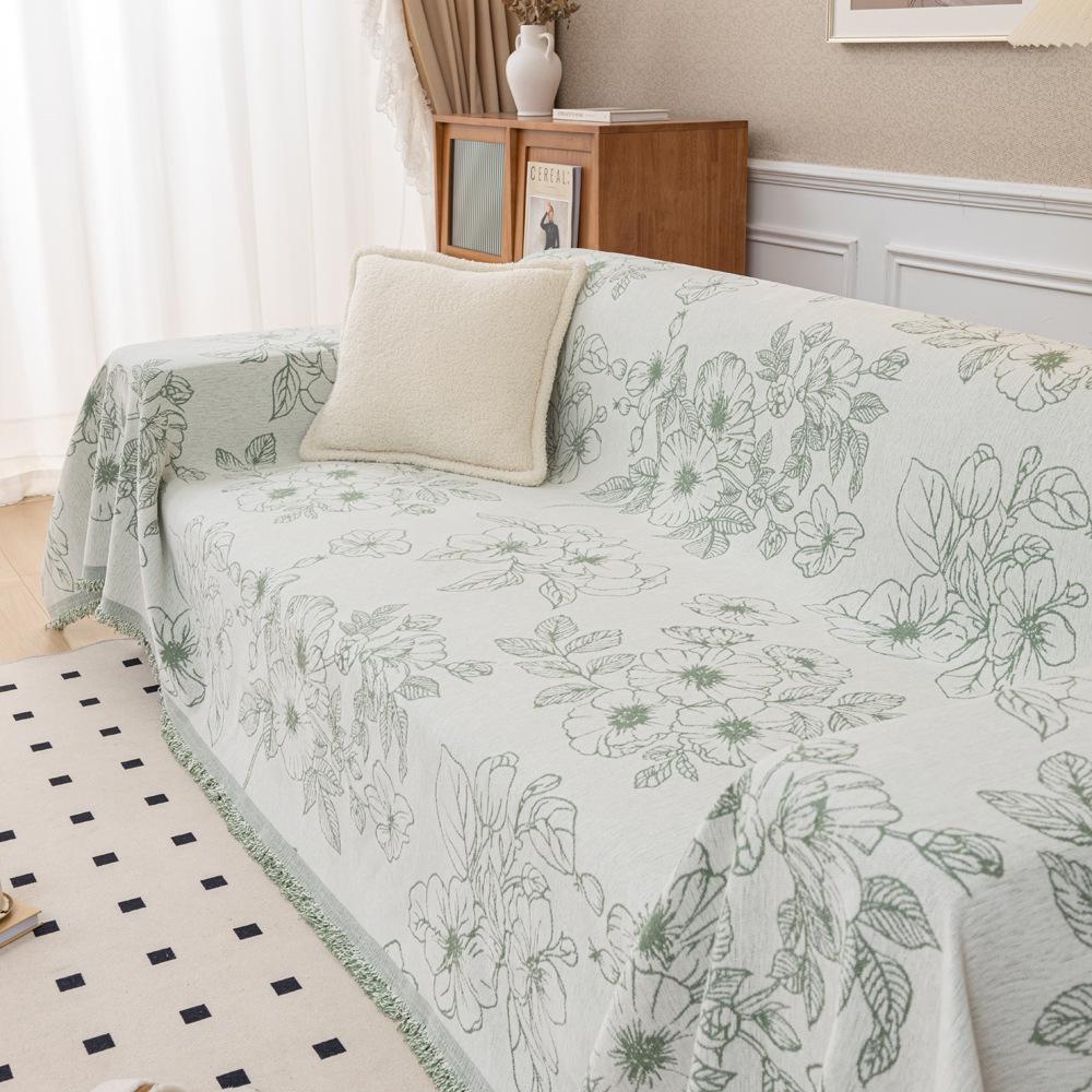 Полотенце для дивана во французском стиле в стиле ретро, синель, американское полностью покрытое универсальное покрывало для дивана, покрывало для дивана с защитой от царапин, одеяло 180X130