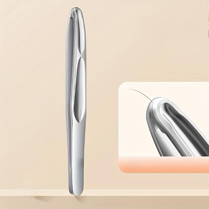 Stainless Steel Eyebrow Clips for Precision Beard and Mustache Trimming - Gentle on Light Beige, Round Head Tweezers with Design
Stainless Steel Eyebrow Clips for Precision Beard and Mustache Trimming - Gentle on Light Beige, Round Head Tweezers with Design