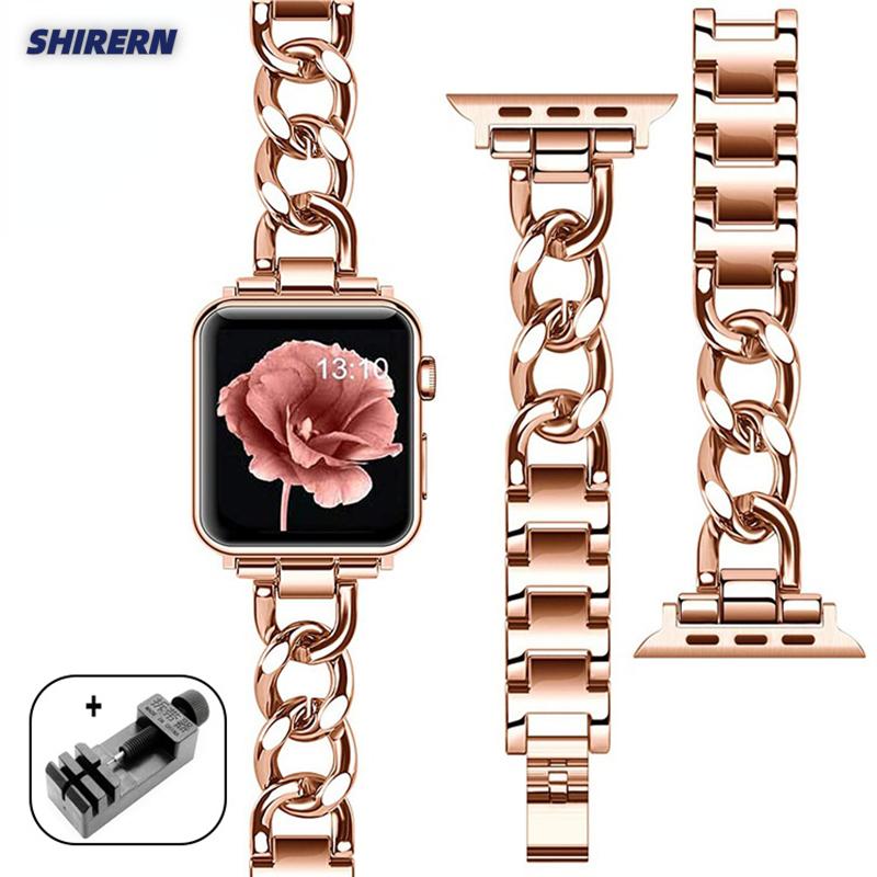 Металлический браслет-цепочка для Apple Watch, ремешок 40 мм, 44 мм, ремешок из нержавеющей стали, браслет iWatch SE 7/6/5/4/3/2, ремешки 41 мм, 45 мм, женские
Металлический браслет-цепочка для Apple Watch, ремешок 40 мм, 44 мм, ремешок из нержавеющей стали, браслет iWatch SE 7/6/5/4/3/2, ремешки 41 мм, 45 мм, женские
