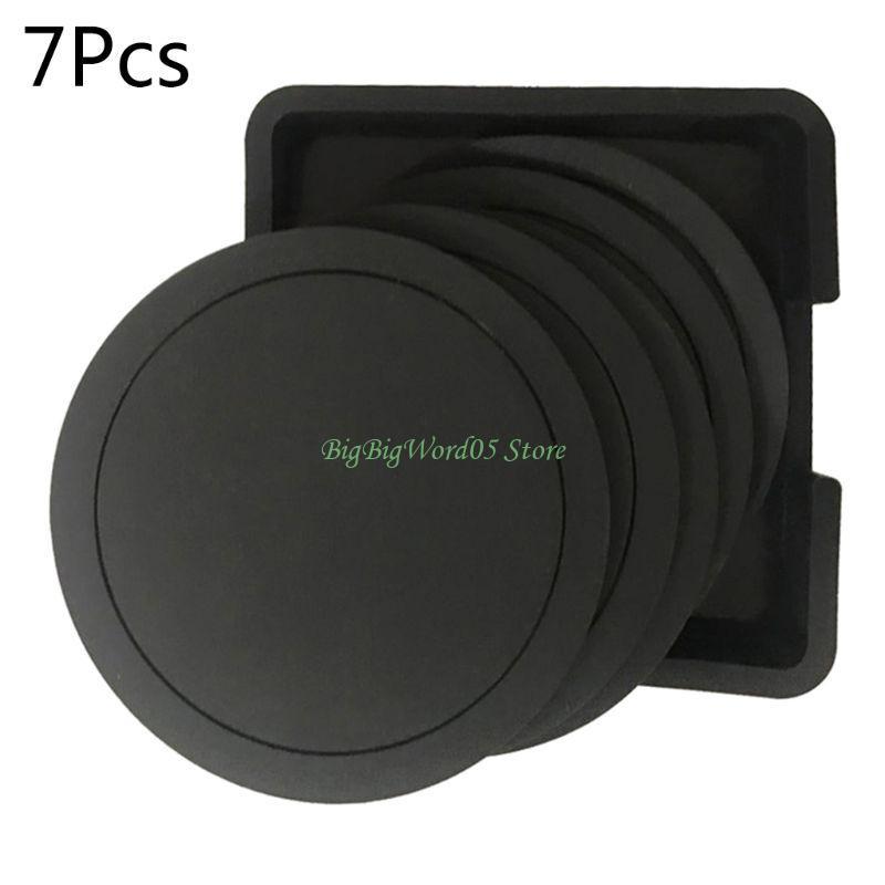 24TE 7 Pieces Antislip Silicone Drink Set Durable Home Kitchen Accessories чёрный
24TE 7 Pieces Antislip Silicone Drink Set Durable Home Kitchen Accessories чёрный