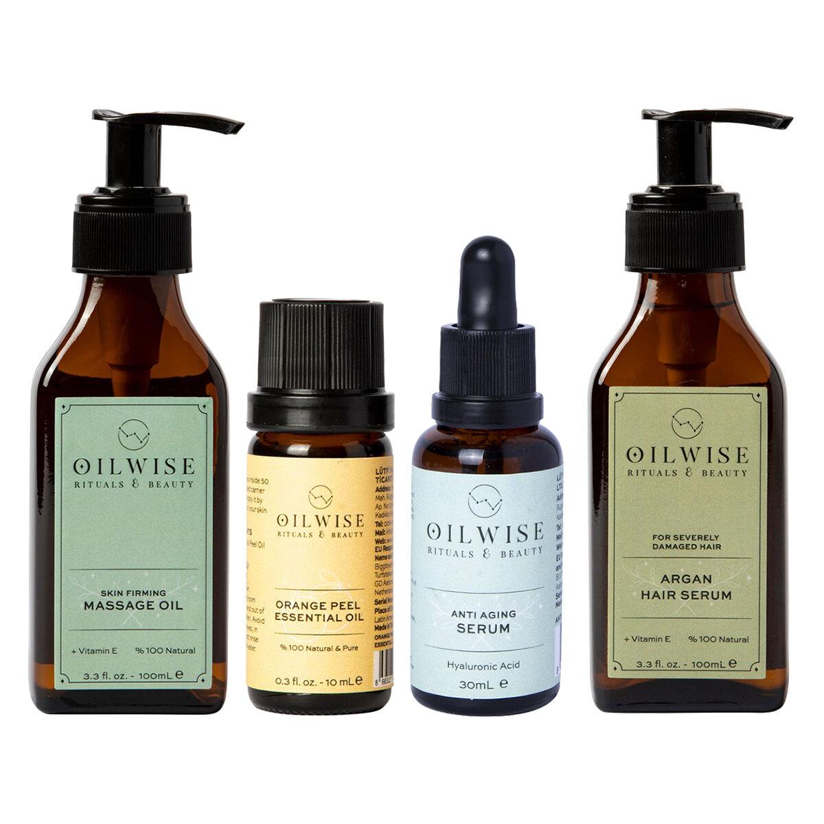 Oilwise Firming Care Kit, Undiluted, Steam Distilled Essential Oil Set, GCMS Certified, Anti Aging Moisturizer Serum, Argan Hair Repair Serum
Oilwise Firming Care Kit, Undiluted, Steam Distilled Essential Oil Set, GCMS Certified, Anti Aging Moisturizer Serum, Argan Hair Repair Serum