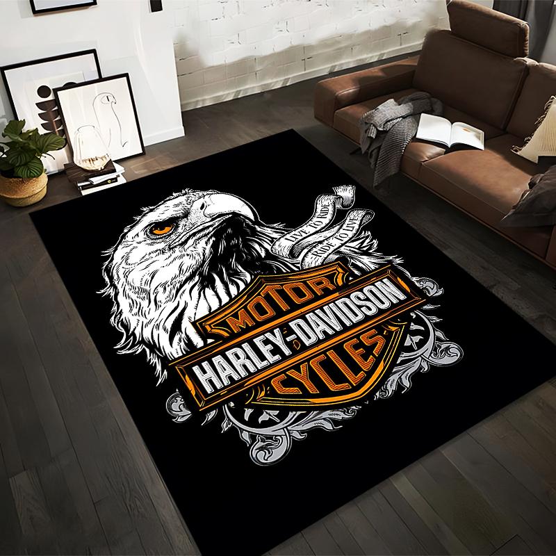 Eagle Graphic Harley-Davidson Logo Black Carpet for Living Room Decor Suitable for use as an anti-slip for living room bedroom sofas 40x60cm( 15x23in )
Eagle Graphic Harley-Davidson Logo Black Carpet for Living Room Decor Suitable for use as an anti-slip for living room bedroom sofas 40x60cm( 15x23in )