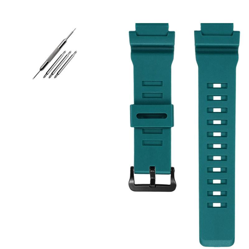 18MM Silicone Watch Strap for Casio WS-1400H/1300/1700H W-737H Sports Resin Silicone Watch Strap Accessories for Men s Bracelets 18mm темно-зеленого
18MM Silicone Watch Strap for Casio WS-1400H/1300/1700H W-737H Sports Resin Silicone Watch Strap Accessories for Men s Bracelets 18mm темно-зеленого