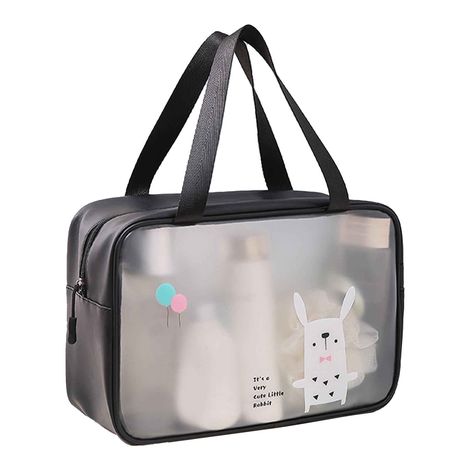 Cosmetic Bag PU PVC Clear Cartoon Pattern Handheld Waterproof L Size Makeup Bag for Swimming чорний
Cosmetic Bag PU PVC Clear Cartoon Pattern Handheld Waterproof L Size Makeup Bag for Swimming чорний
