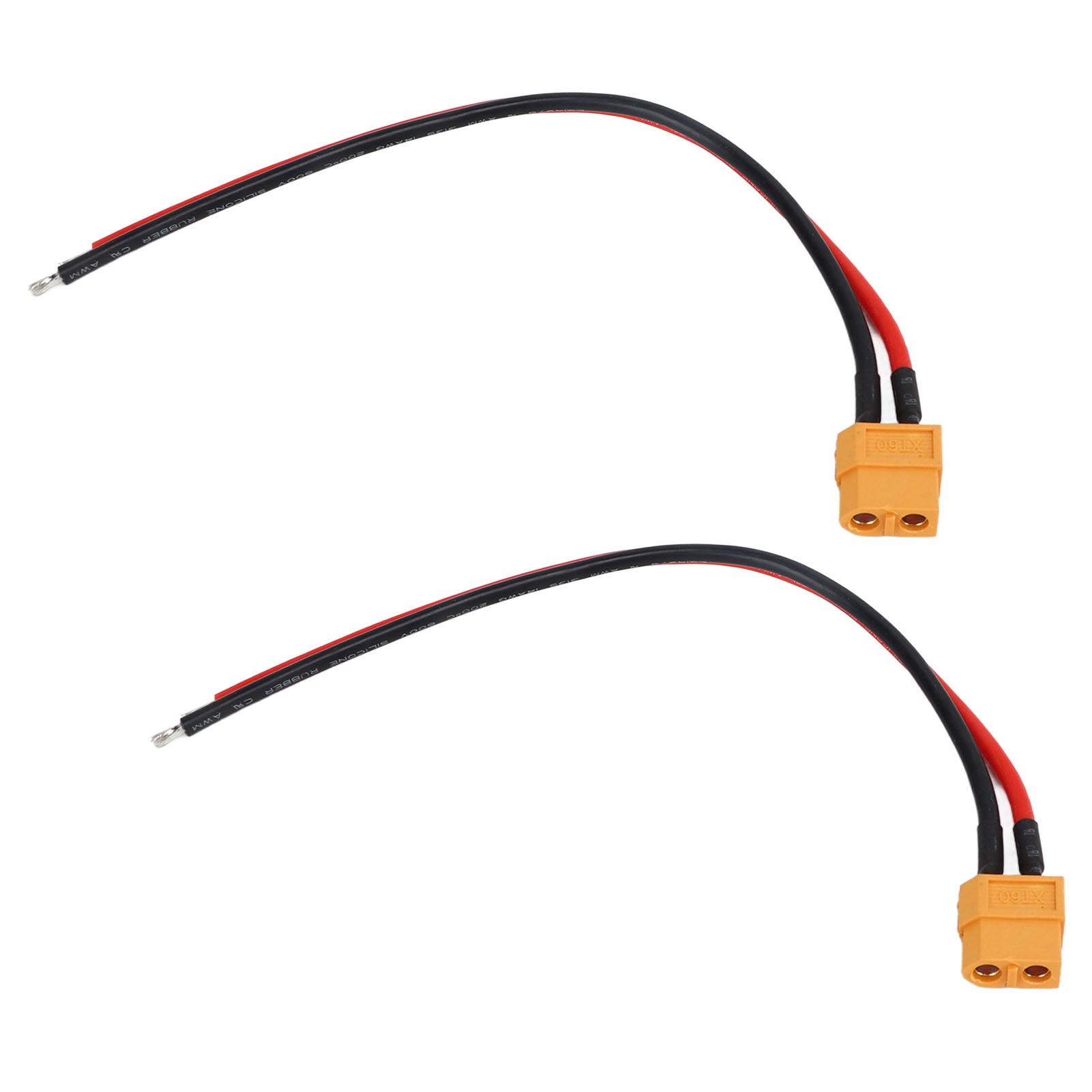 2PCS Power Adapter Cable Silicone AWM14 XT60 Male Head Fireproof Power Converter Cord for Electric Car
2PCS Power Adapter Cable Silicone AWM14 XT60 Male Head Fireproof Power Converter Cord for Electric Car