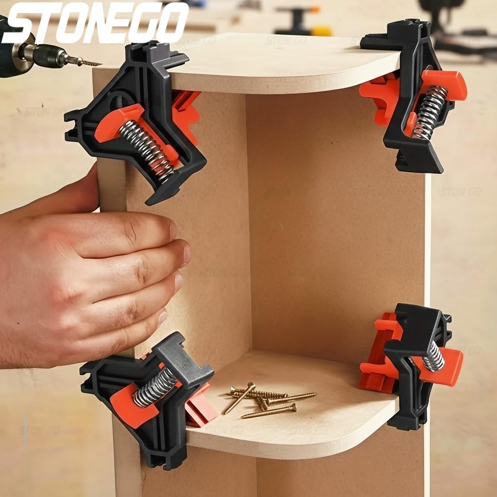 Right Angle Clamps 90 Degree Precision Tools for Woodworking Frame Cabinet Assembly Heavy Duty Clamps for DIY Carpentry Orange-1PC
Right Angle Clamps 90 Degree Precision Tools for Woodworking Frame Cabinet Assembly Heavy Duty Clamps for DIY Carpentry Orange-1PC