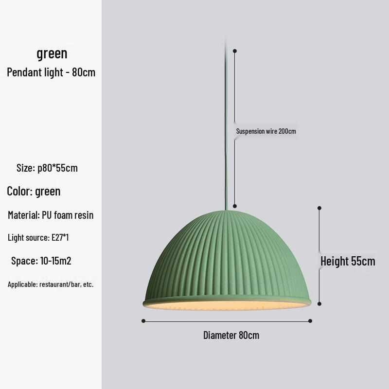 Nordic Macaron Pumpkin Pendant Light
Nordic Macaron Pumpkin Pendant Light