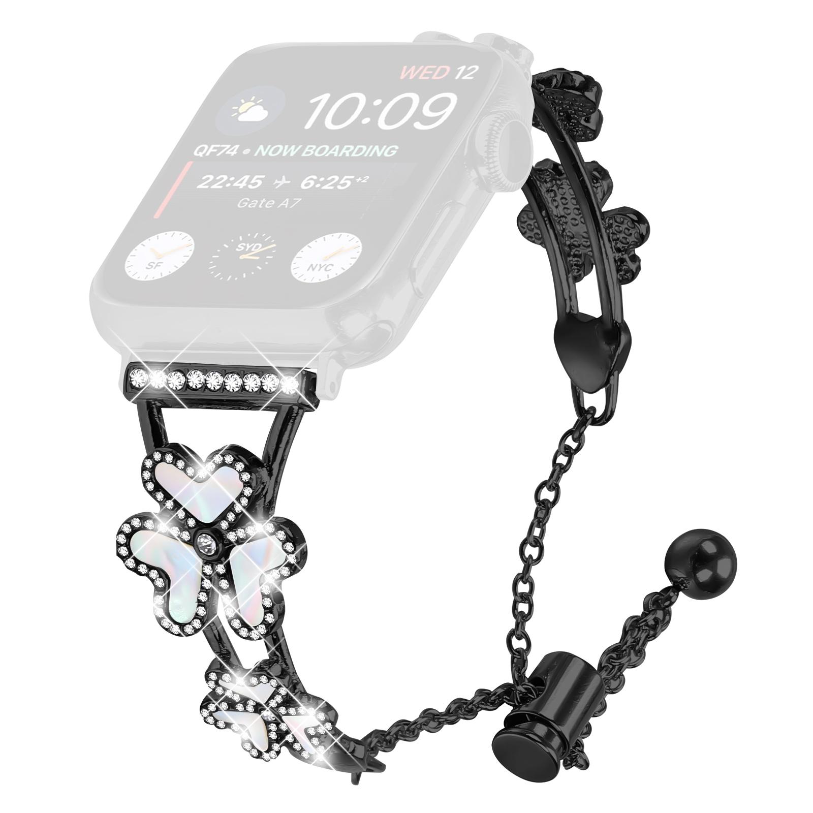 Metal Band Heart Clover Decor For Apple Watch Series 10 Ultra 9 8 7 SE 6 5 4 3 2 1 46mm 49mm 45mm 44mm 40mm Watch Bracelet Rose Gold
Metal Band Heart Clover Decor For Apple Watch Series 10 Ultra 9 8 7 SE 6 5 4 3 2 1 46mm 49mm 45mm 44mm 40mm Watch Bracelet Rose Gold