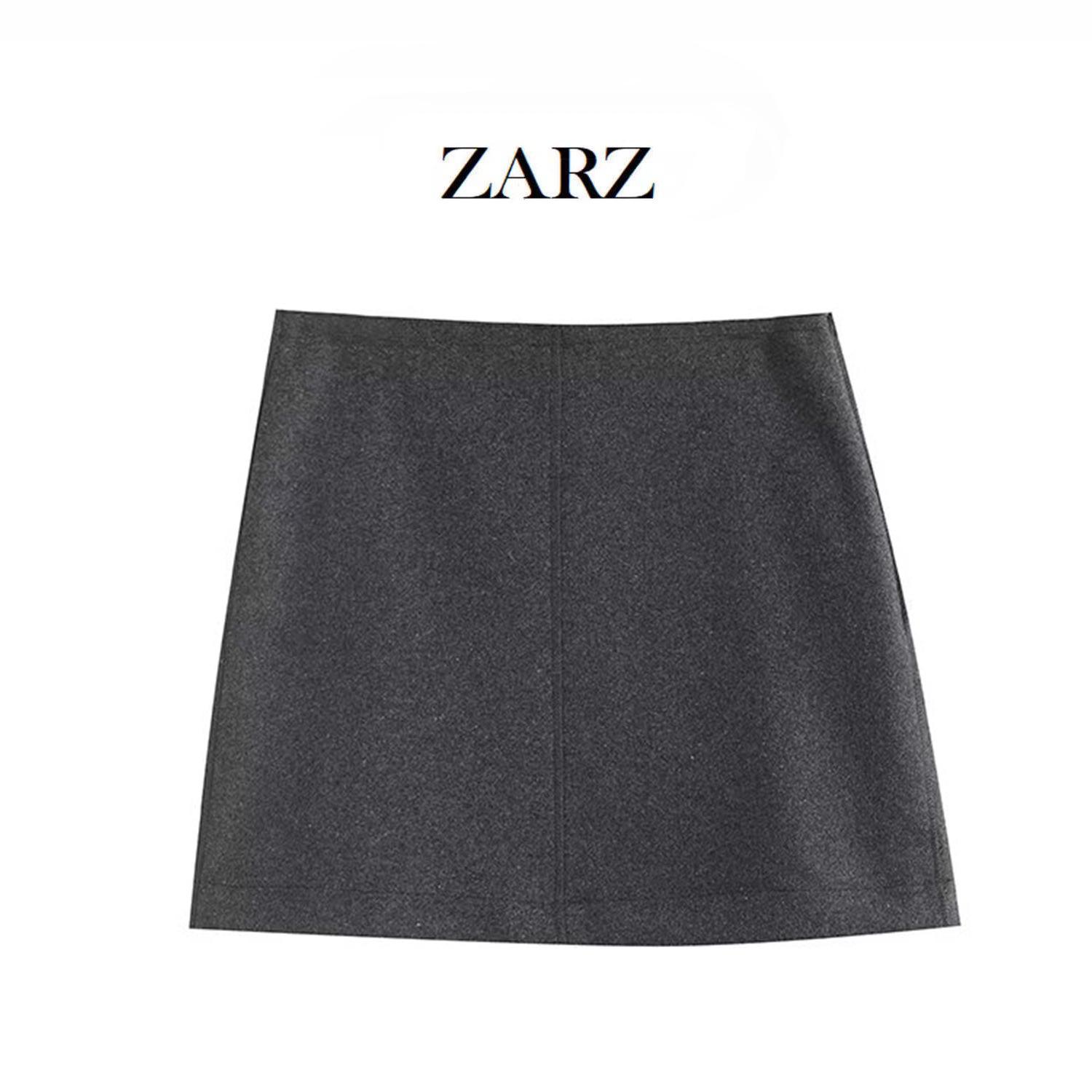 ZARZ Women s Gray A-line Wool Mini Skirt (European/American Style, Rich Girl Vibes, Sizes SML) L темно-серого
ZARZ Women s Gray A-line Wool Mini Skirt (European/American Style, Rich Girl Vibes, Sizes SML) L темно-серого