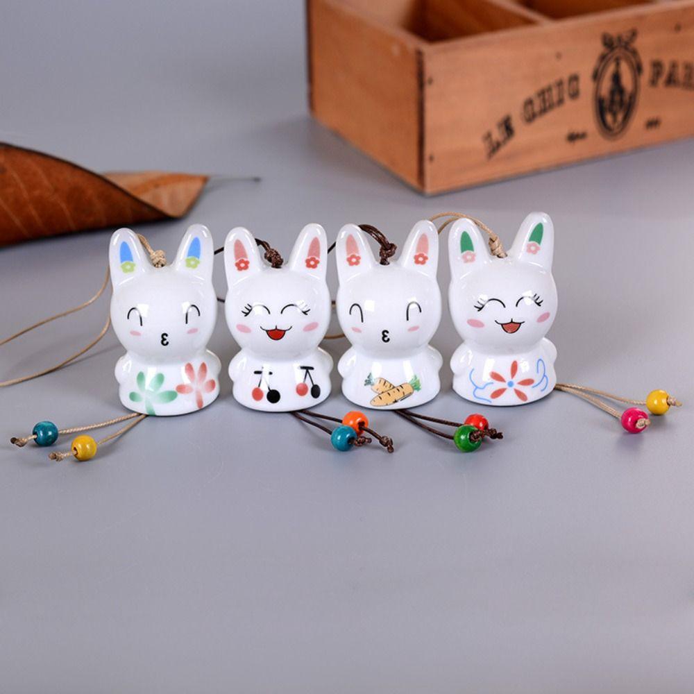 Hanging Rabbit Smile Doll Wind Chimes Ceramic Car Ornament Yard Garden Decoration Style B
Hanging Rabbit Smile Doll Wind Chimes Ceramic Car Ornament Yard Garden Decoration Style B