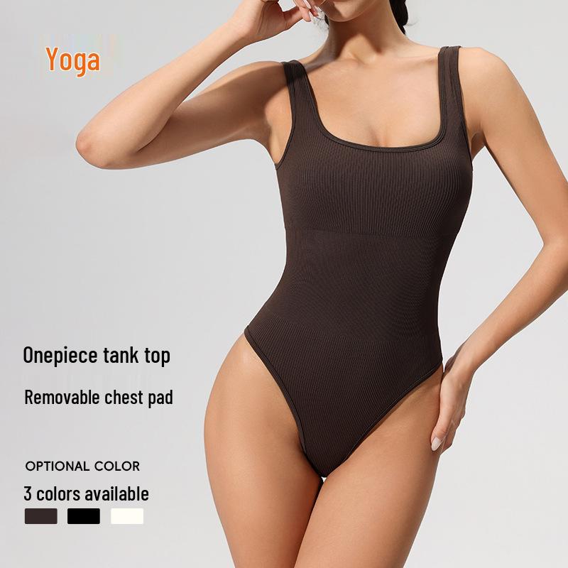 Seamless Sports Bodysuit: European & American Style Fitness Vest with Nude Feel & Beautiful Back Design for Yoga and Aerial Training. Small чорний
Seamless Sports Bodysuit: European & American Style Fitness Vest with Nude Feel & Beautiful Back Design for Yoga and Aerial Training. Small чорний