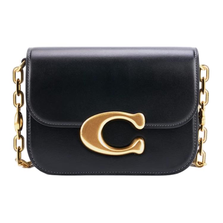 Coach Idol 21 Gold Logo Magnetic Closure Leather Crossbody Shoulder Bag Small Women Bags Black CW648-B4BK Basic Set (Bag+Dust Bag)
Coach Idol 21 Gold Logo Magnetic Closure Leather Crossbody Shoulder Bag Small Women Bags Black CW648-B4BK Basic Set (Bag+Dust Bag)
