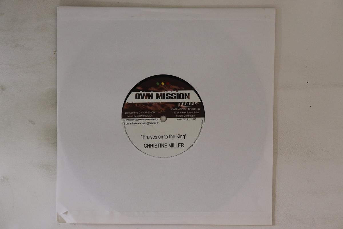 10inch Record CHRISTINE MILLER - Praises On To The King OWN015 Own Mission 2010 France Reggae, Ska & Dub Used
10inch Record CHRISTINE MILLER - Praises On To The King OWN015 Own Mission 2010 France Reggae, Ska & Dub Used