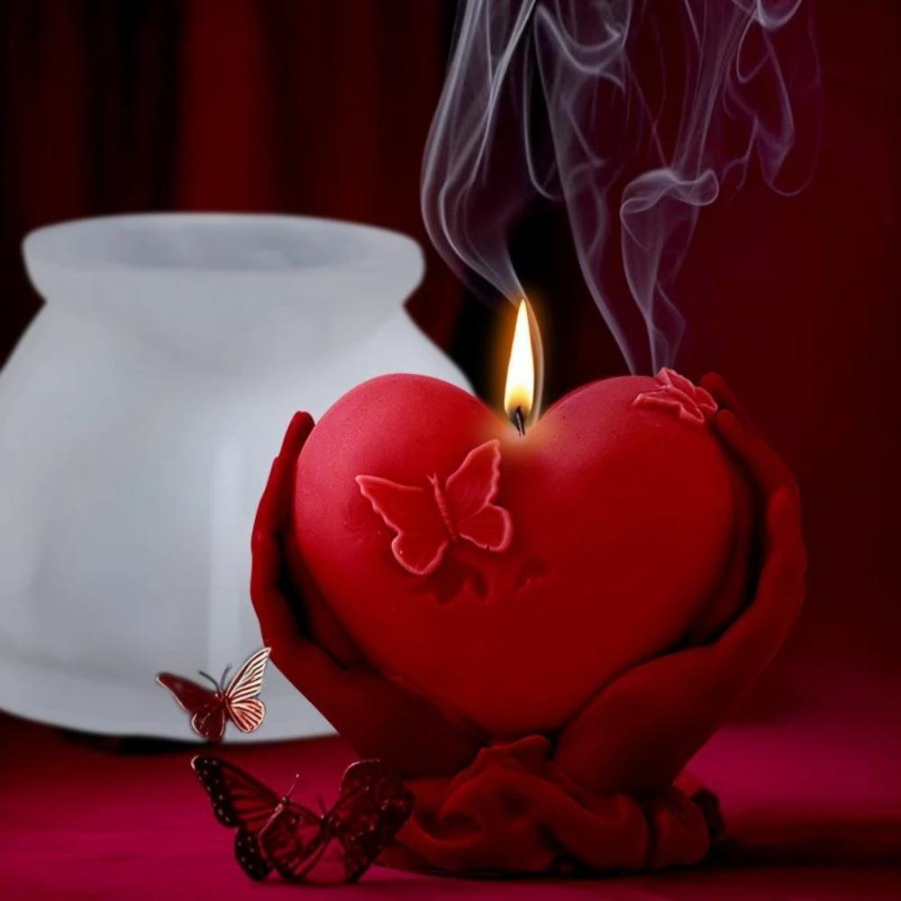 Silicone Hand Holding Heart Mold Reusable Love Candle Mold Handmade DIY Soap Mold DIY Craft Style A
Silicone Hand Holding Heart Mold Reusable Love Candle Mold Handmade DIY Soap Mold DIY Craft Style A
