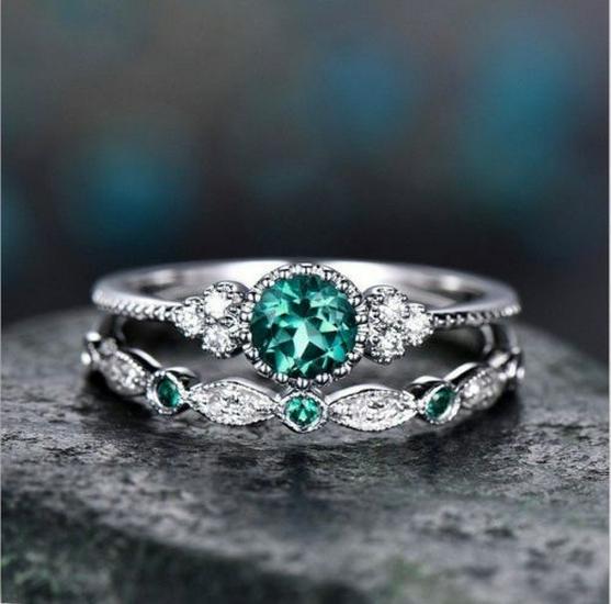 Женское кольцо Sanjie Fashion с цирконом: Серебро с медным покрытием и микроизумрудными акцентами Size 7 зелёный
Женское кольцо Sanjie Fashion с цирконом: Серебро с медным покрытием и микроизумрудными акцентами Size 7 зелёный