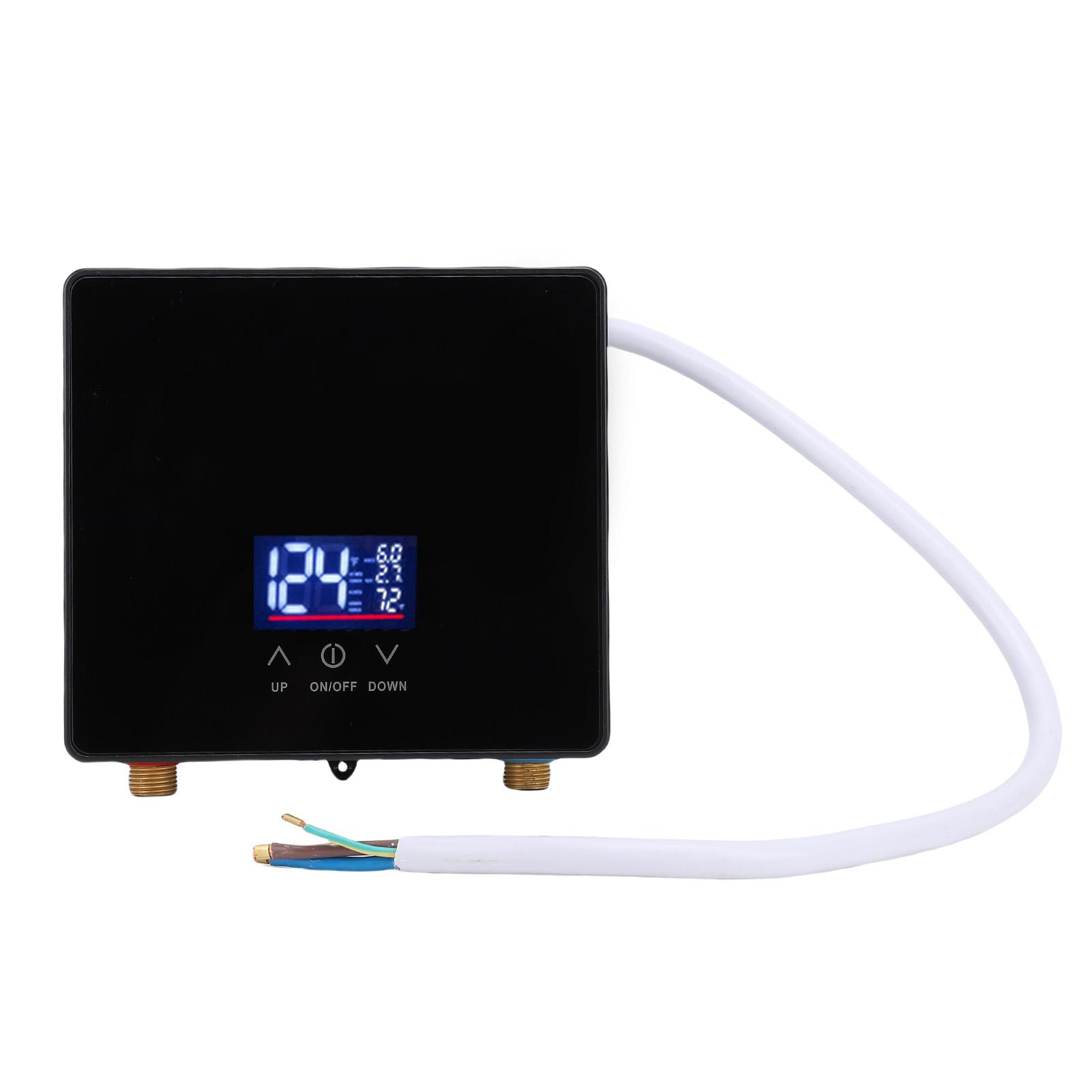 Электрический водонагреватель 6000 Вт черный ЖК-дисплей под раковину водонагреватель для кухонь квартир ванных комнат автодомов
Электрический водонагреватель 6000 Вт черный ЖК-дисплей под раковину водонагреватель для кухонь квартир ванных комнат автодомов