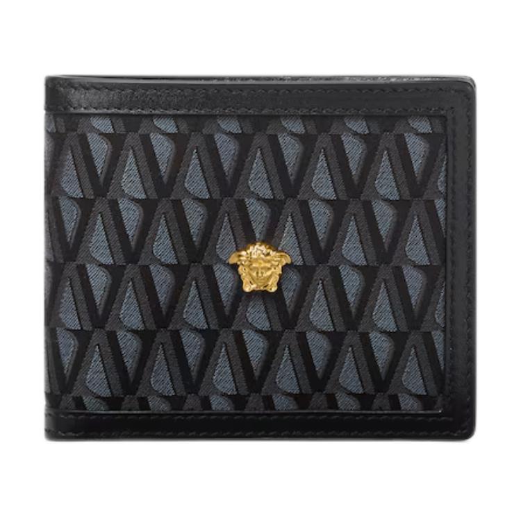Versace La Medusa Jacquard V-Shaped Full Coverage Pattern Wallet Men Wallet Black Gray DPU2463-1A16242-1B00V Basic Set (Bag+Dust Bag)
Versace La Medusa Jacquard V-Shaped Full Coverage Pattern Wallet Men Wallet Black Gray DPU2463-1A16242-1B00V Basic Set (Bag+Dust Bag)