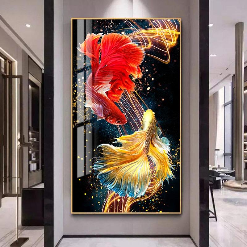 5D алмазная живопись «сделай сам», головоломка ручной работы, золото Arowana Fortune, удачи, украшение интерьера, набор для рисования, подвесная картина
5D алмазная живопись «сделай сам», головоломка ручной работы, золото Arowana Fortune, удачи, украшение интерьера, набор для рисования, подвесная картина
