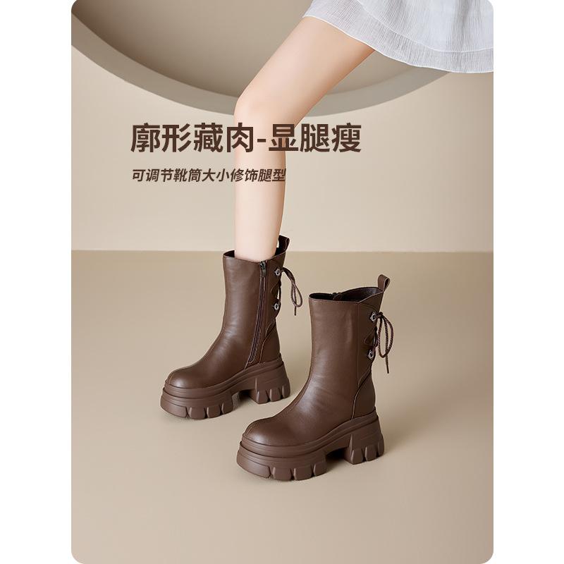 Inner Height Increasing Martin Boots Women s New Brown Knight Short Boots Versatile Medium Tube Autumn Women s Boots 39 коричневый
Inner Height Increasing Martin Boots Women s New Brown Knight Short Boots Versatile Medium Tube Autumn Women s Boots 39 коричневый
