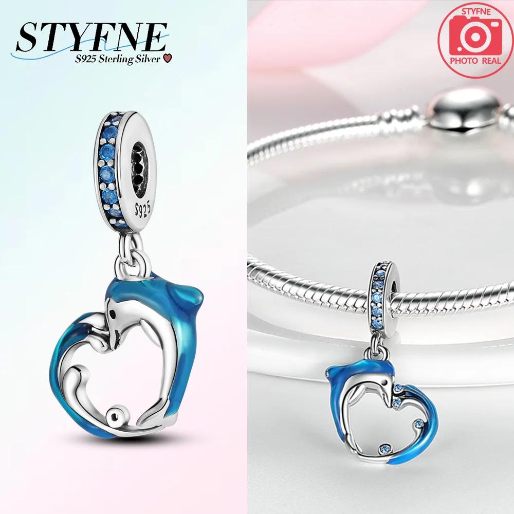 925 Silver Charms Beads Pendants Shell Dolphin Hippocampus Blue Charm for Women Bracelet Jewelry Gift
925 Silver Charms Beads Pendants Shell Dolphin Hippocampus Blue Charm for Women Bracelet Jewelry Gift