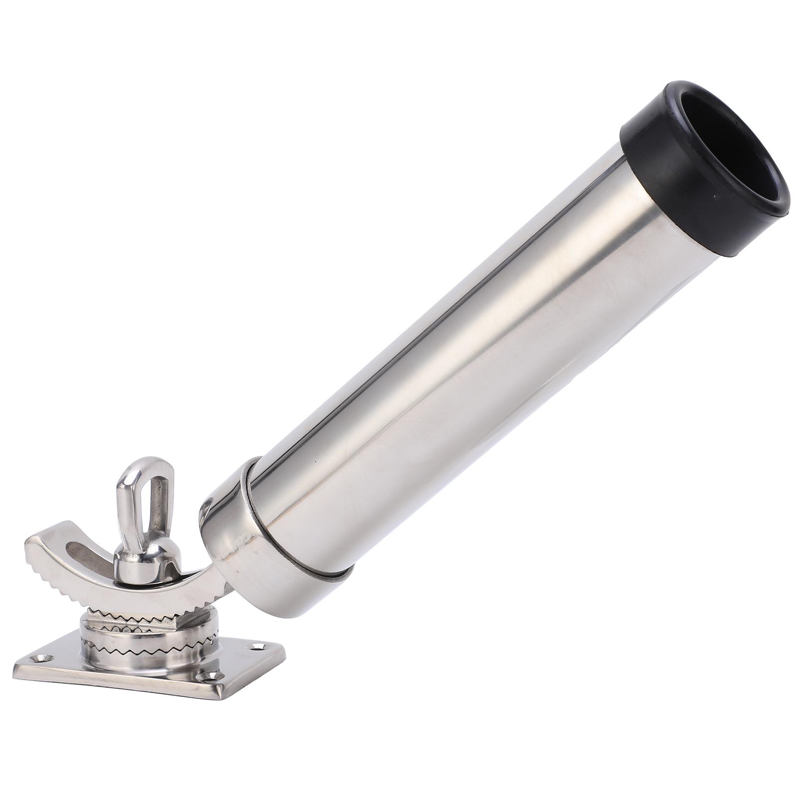 360 Degree Left Right Adjustable Fishing Rod Holder Stainless Steel Fishing Rod Holder for Marine Boat Yacht
360 Degree Left Right Adjustable Fishing Rod Holder Stainless Steel Fishing Rod Holder for Marine Boat Yacht