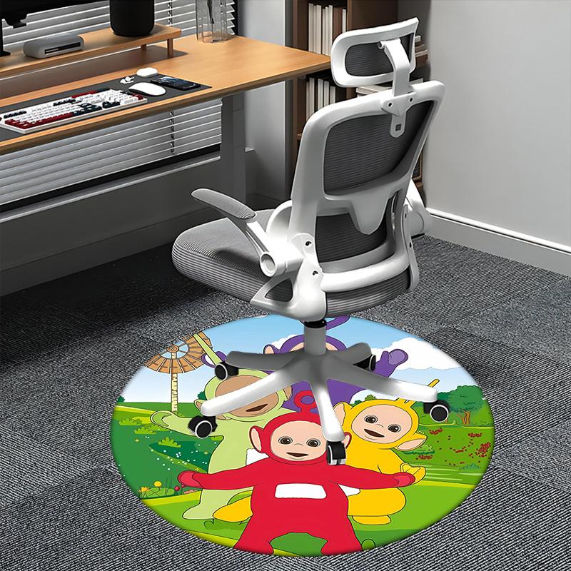 Teletubbies, Chair mat Round Rug-Office carpet, Machine Washable, Non-slip, Suitable for Living Rooms, Bedrooms, Entryways, and Holiday-them 80cm by 80cm
Teletubbies, Chair mat Round Rug-Office carpet, Machine Washable, Non-slip, Suitable for Living Rooms, Bedrooms, Entryways, and Holiday-them 80cm by 80cm