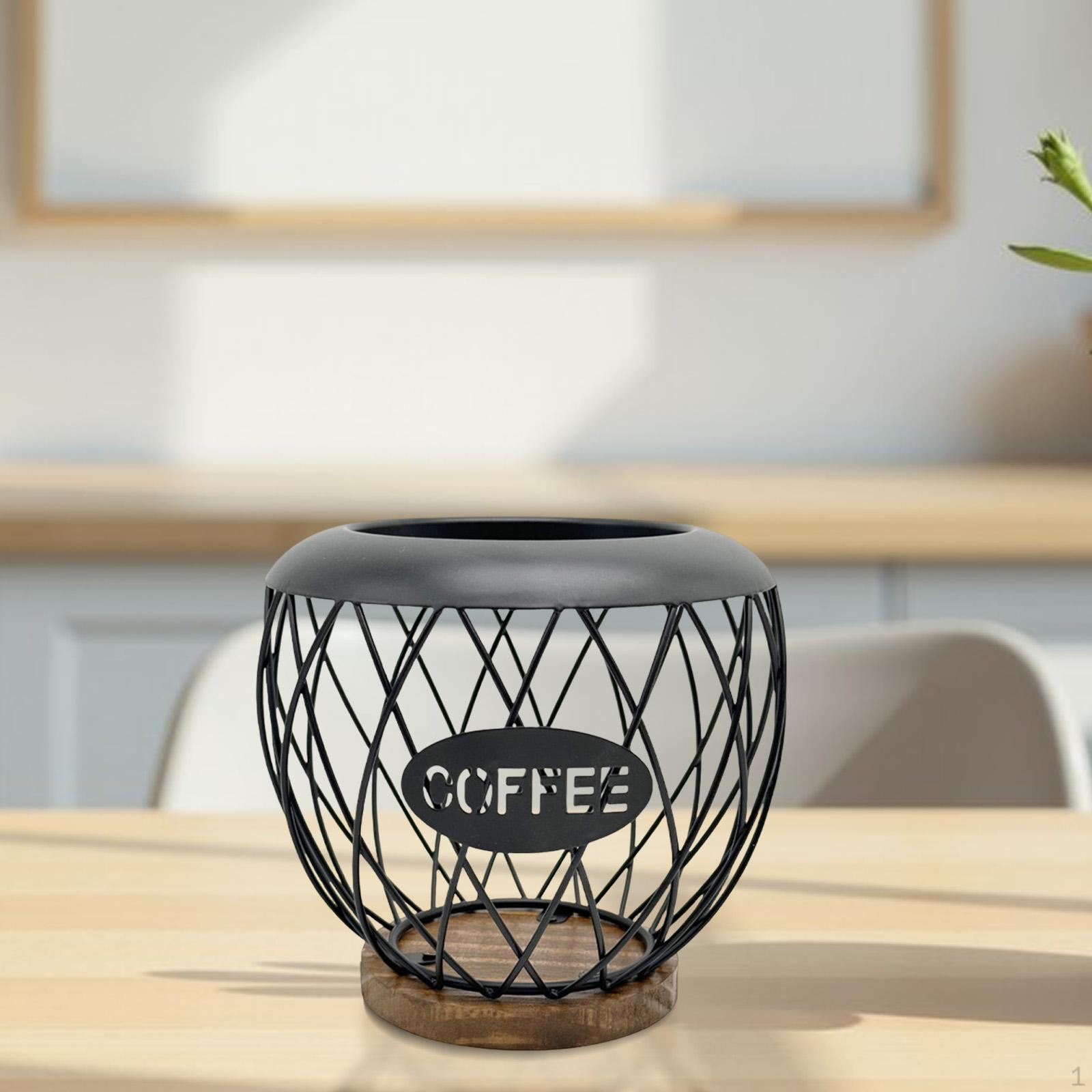 Coffee Capsule Organizer, Metal Container for Home And Cafe Use чорний
Coffee Capsule Organizer, Metal Container for Home And Cafe Use чорний