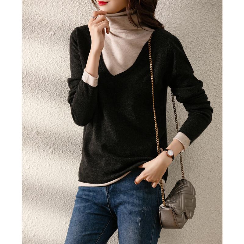 Firstview Women s High-Neck Long Sleeve Sweater One Size
Firstview Women s High-Neck Long Sleeve Sweater One Size