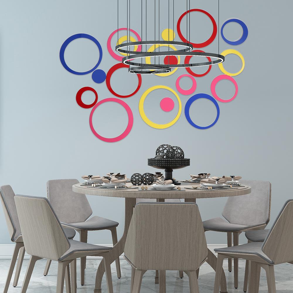 5PCS/Set DIY Home Decor Wall Art Mural 3D Circles Wall Stickers Round Decals 5PCS помаранчевий
5PCS/Set DIY Home Decor Wall Art Mural 3D Circles Wall Stickers Round Decals 5PCS помаранчевий