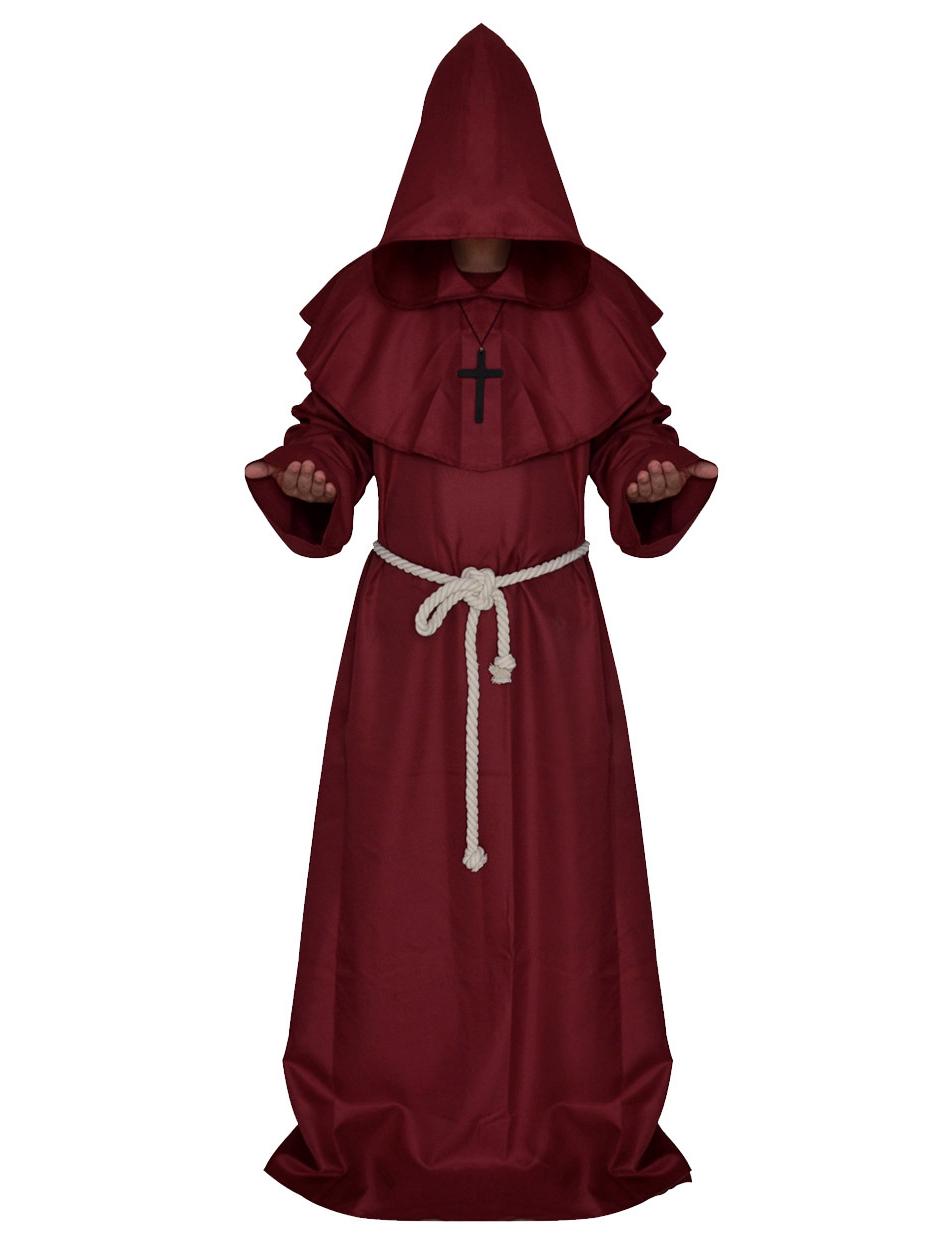 Костюм средневекового монаха и волшебника - Хэллоуинская роба мрачного жнеца для косплея и ролевых игр Large
Костюм средневекового монаха и волшебника - Хэллоуинская роба мрачного жнеца для косплея и ролевых игр Large
