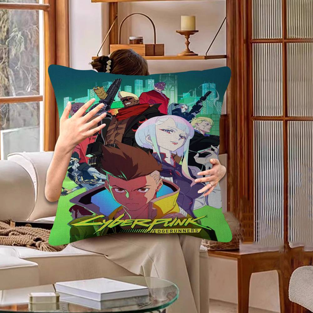 CCyberpunk Edgerunners Cushion Cover Inches Farmhouse Decor Home Throw Pillow Covers for Couch Decorations 30X30cm
CCyberpunk Edgerunners Cushion Cover Inches Farmhouse Decor Home Throw Pillow Covers for Couch Decorations 30X30cm