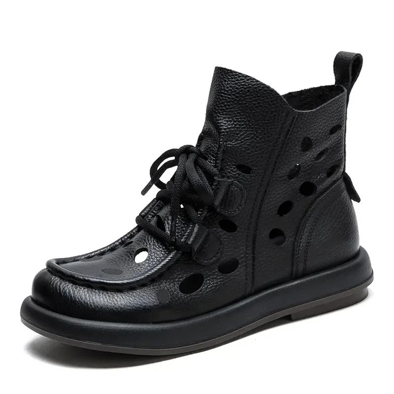 Модные Высококачественные 3СМ Новый Дизайн Женские Летние Дышащие Туфли Ажурные Прохладные Ботинки Литературный Стиль Натуральная Кожа Плоские Ботильоны 40 чёрный
Модные Высококачественные 3СМ Новый Дизайн Женские Летние Дышащие Туфли Ажурные Прохладные Ботинки Литературный Стиль Натуральная Кожа Плоские Ботильоны 40 чёрный