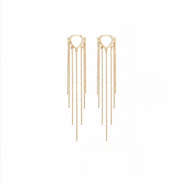 Long Metal Tassel Earrings Dangle Drop Lightweight Metal Chain Fringe Earrings for Women Fashion Jewelry Accessories One Size жёлтый
Long Metal Tassel Earrings Dangle Drop Lightweight Metal Chain Fringe Earrings for Women Fashion Jewelry Accessories One Size жёлтый