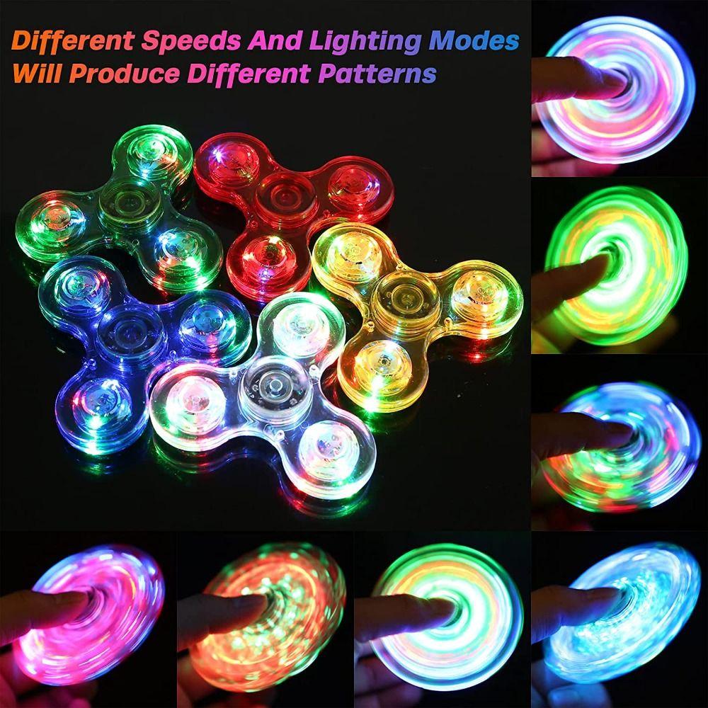 Glow in Dark Pressure Reducing Fingertip Gyroscope Fidget Spinner Hand Spinner LED Light Finger Toy
Glow in Dark Pressure Reducing Fingertip Gyroscope Fidget Spinner Hand Spinner LED Light Finger Toy